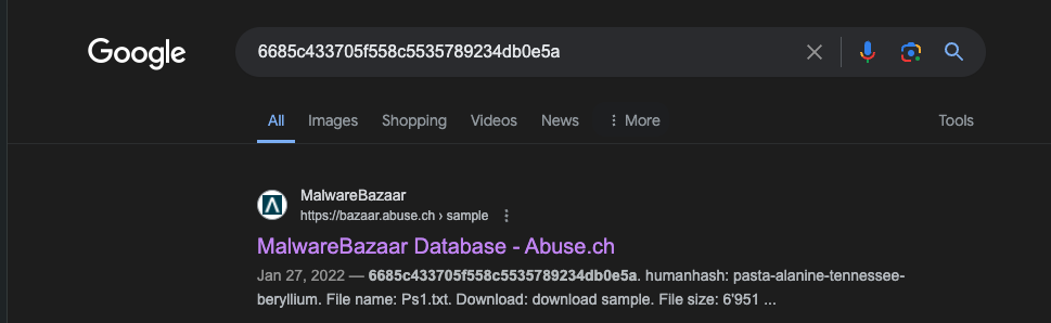 Interwebz result