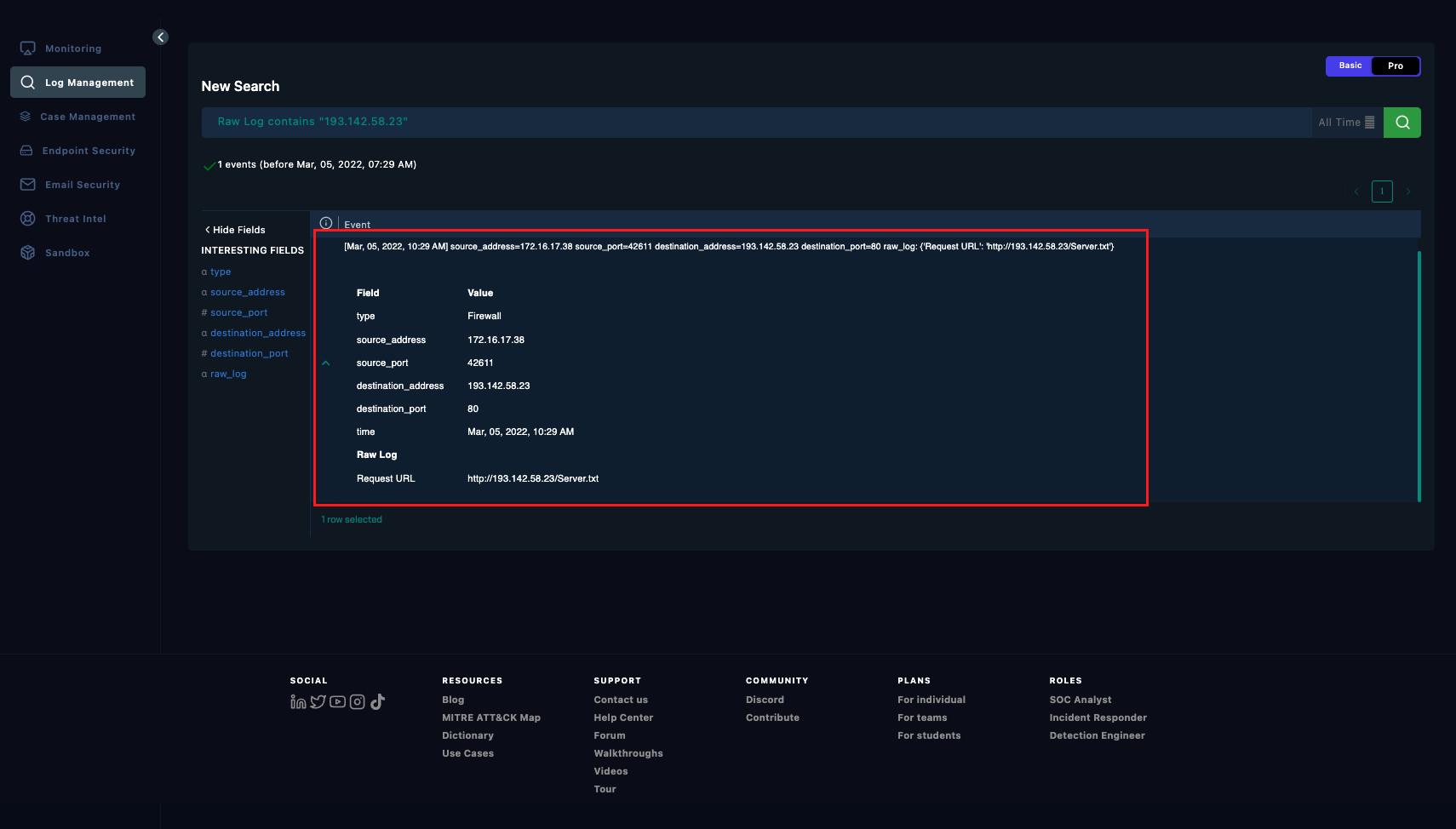 Endpoint Security - Log Management