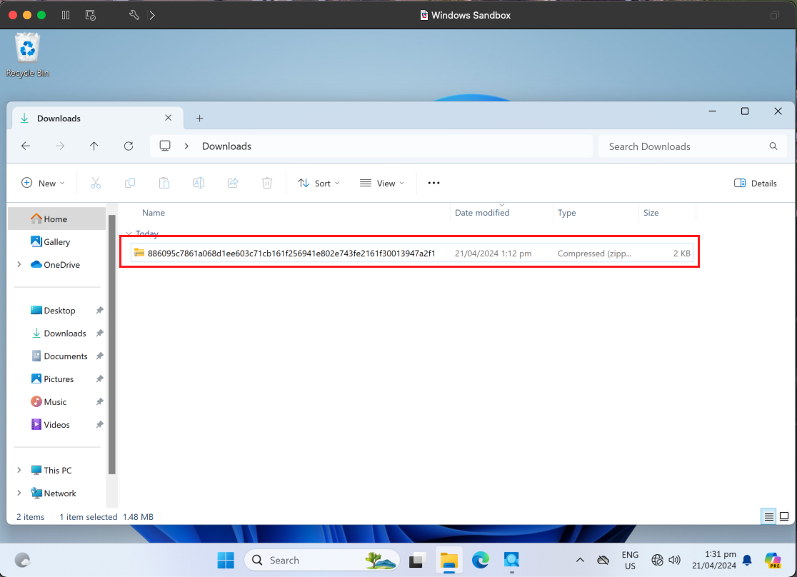 Windows Sandbox
