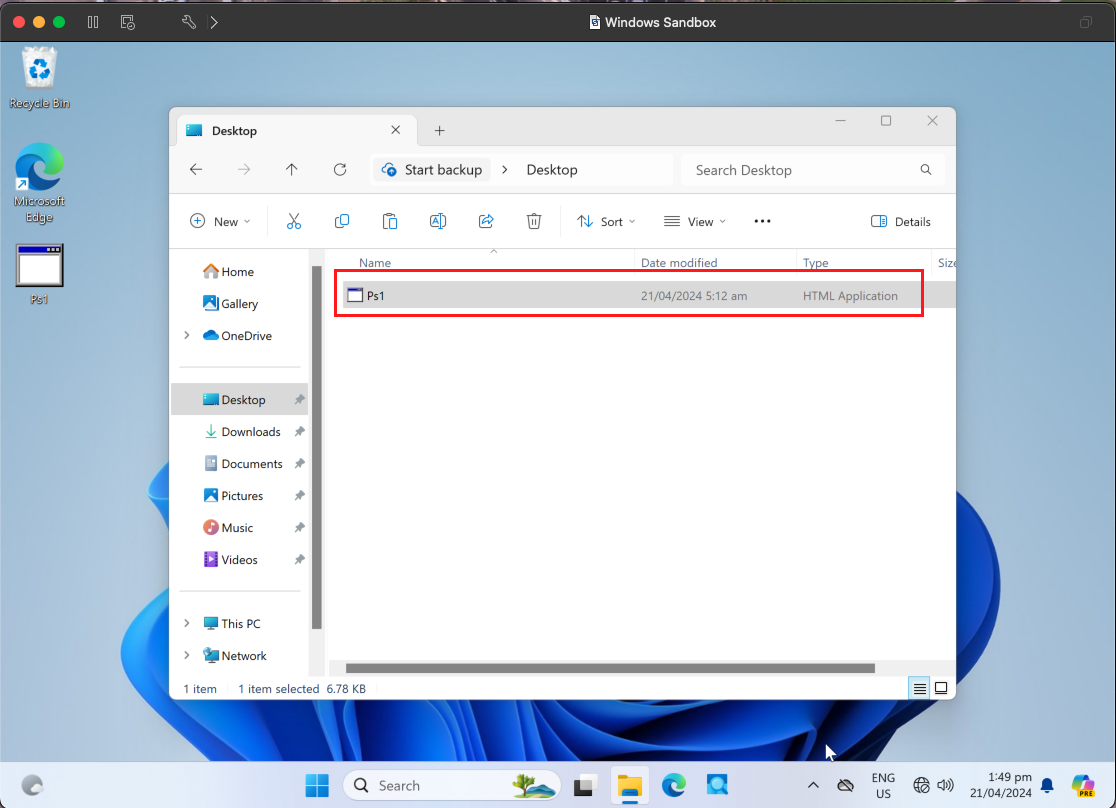 Windows Sandbox